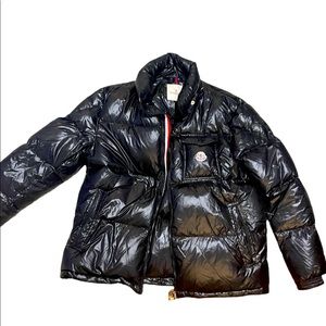 Moncler Men's Montbeliard Shiny Nylon Jacket